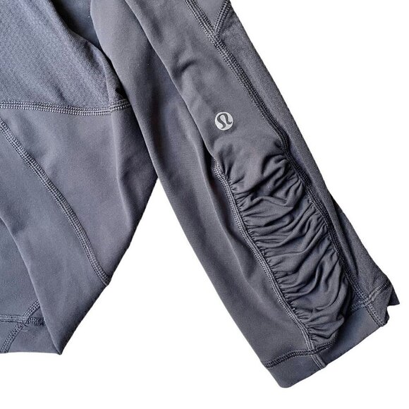Lululemon Speed Tight Lux Crop Gray Leggings Women’s 6  Athletic Gym Running - Picture 5 of 10